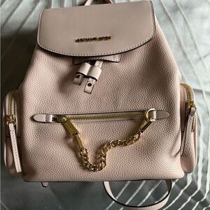 Medium michael kors backpack in powder blush (pink)